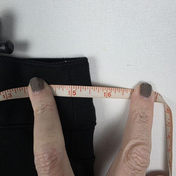 Spanx Ponte Flare Pant Women’s Large Black High Rise Pleated Office Work - Picture 3 of 6